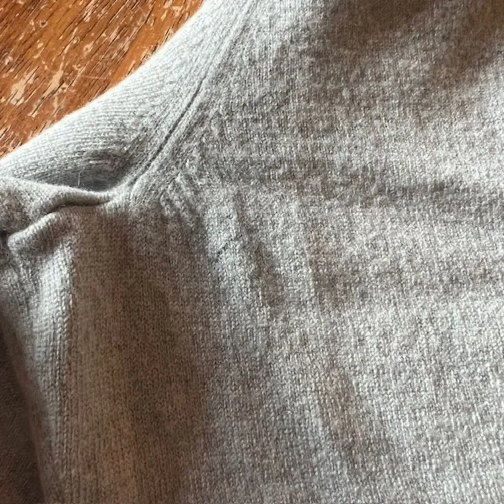Banana Republic Merino Wool Knit Sweater Gray Size XL